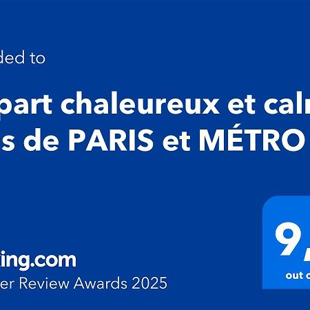 Appart Chaleureux Et Calme Pres De Paris Et Metro Asnières Dış mekan fotoğraf