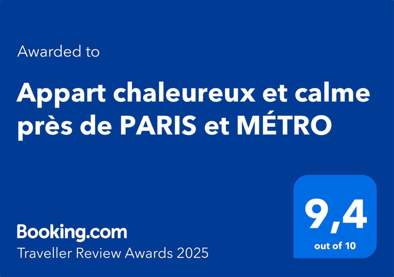 Appart Chaleureux Et Calme Pres De Paris Et Metro Asnières Dış mekan fotoğraf